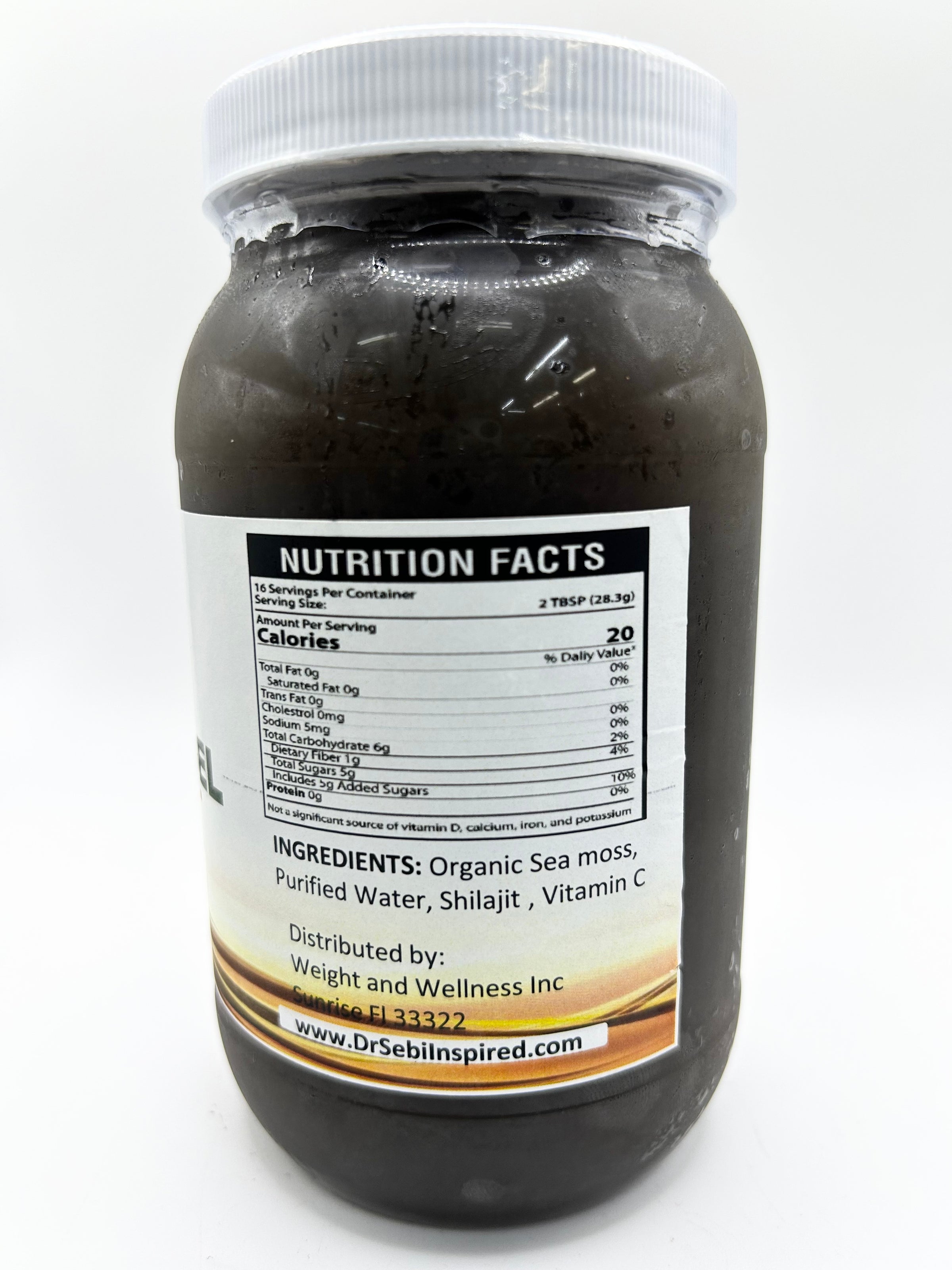 Shilajit Infused Sea Moss Gel from Nelcia's Natural Herbs (16oz) Dr ...