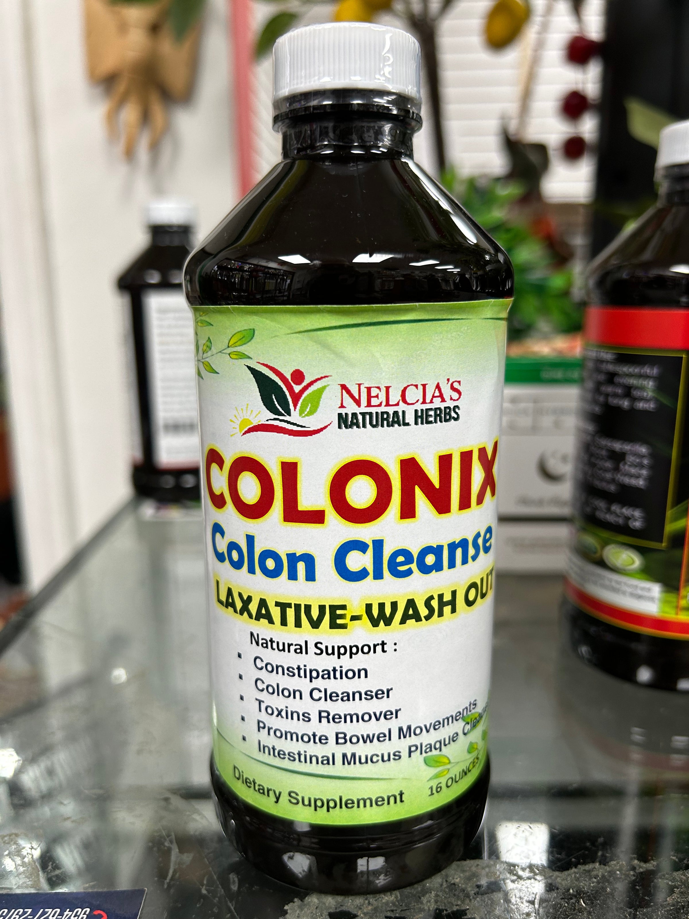 Colonix Colon Cleanse | Laxative Wash Out (16oz) Cascara Sagrada