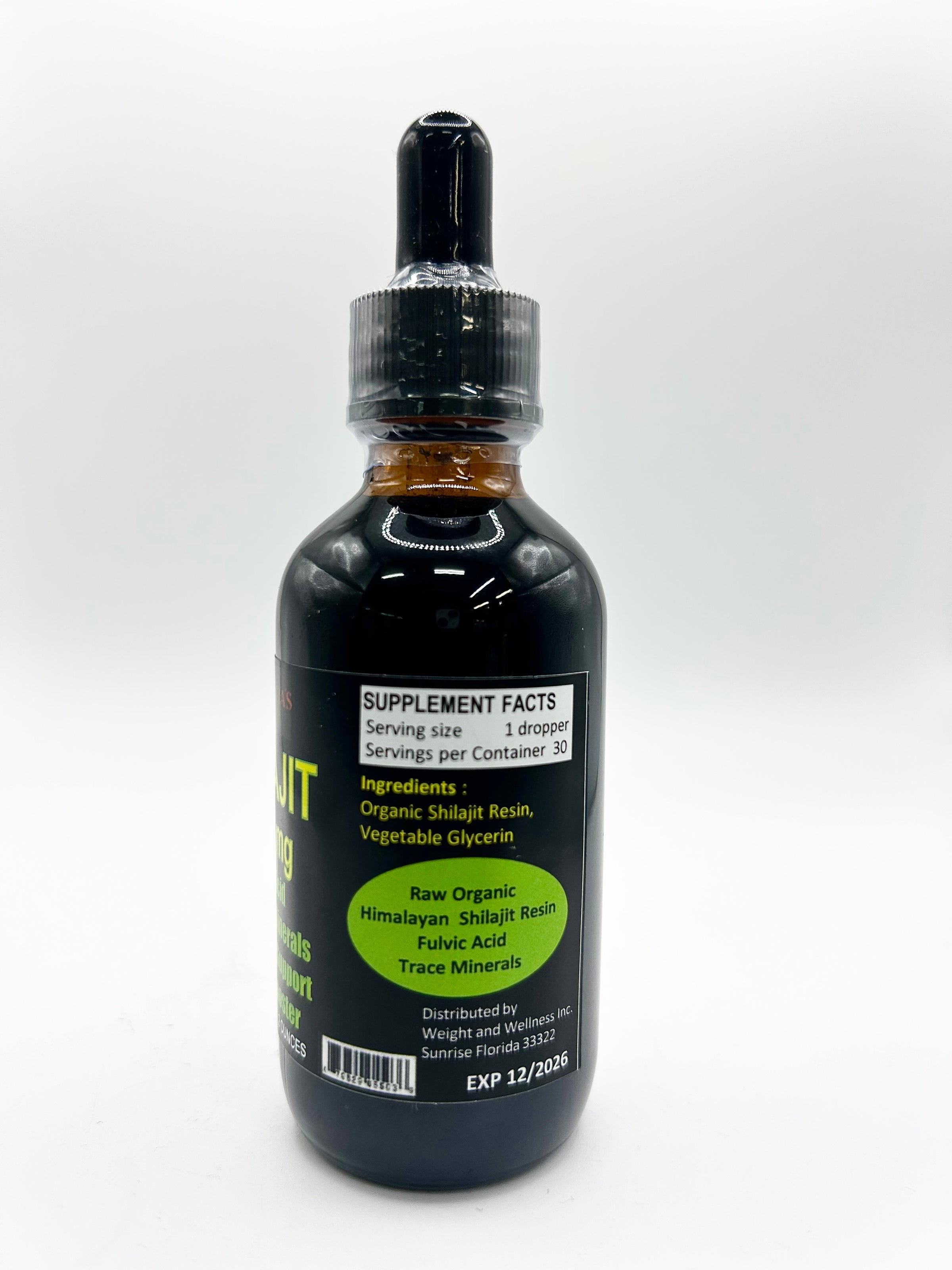 Shilajit 5000mg Dropper - Organic Himalayan Shilajit Resin with