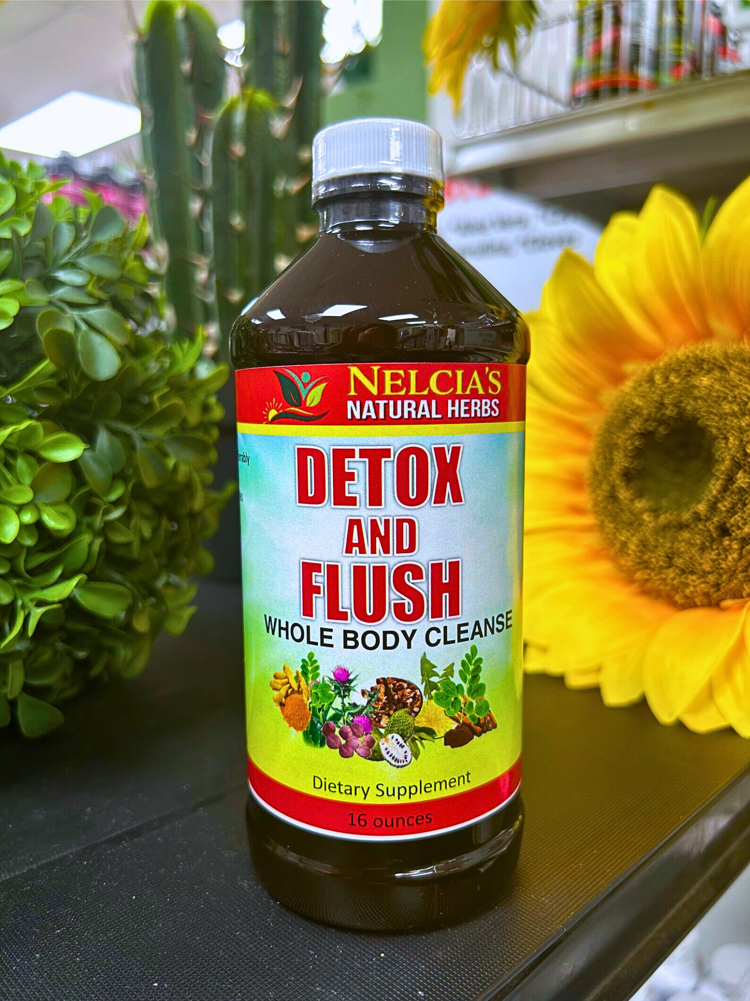DETOX & FLUSH TONIC, Whole Body Cleanse in 21 Days- Dietary Supplement ...